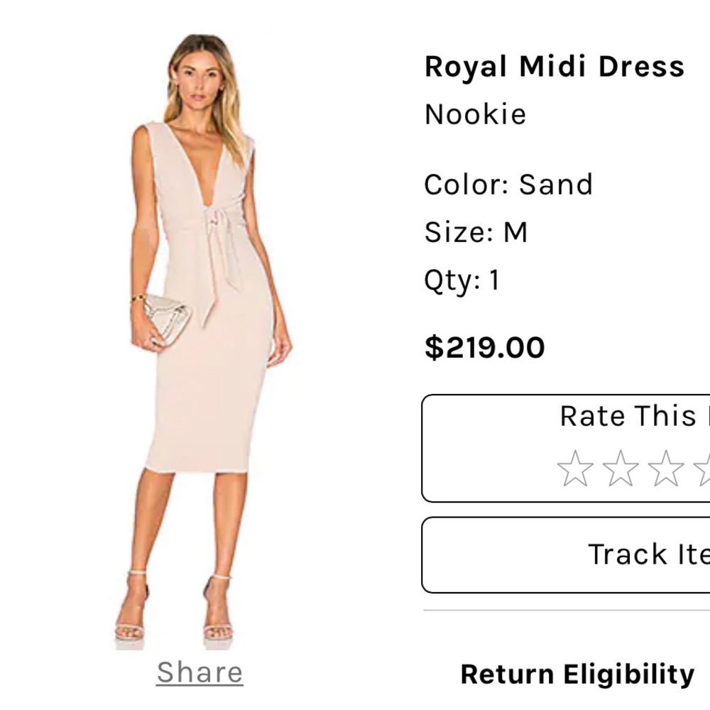 Nookie bodycon Dress